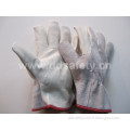 Cow Grain Cow Split Back Lining Leather Glove (DLD210)